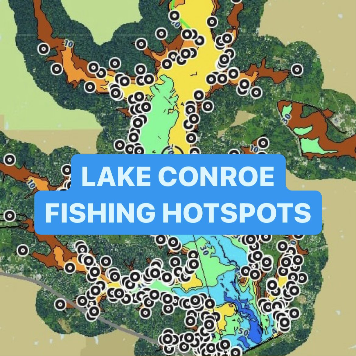 How to Fish Lake Conroe in the Postspawn for Largemouth Bass