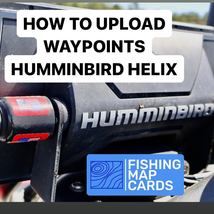 How to Upload and Edit Waypoints - Humminbird Helix