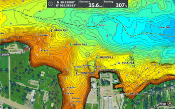 Fishing Map Cards - Fishing Hot Spot and Navigational SD Cards